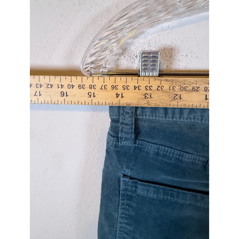KUT from the Kloth Womens Corduroy Ana High Rise Fab Ab Flare Teal 4 - Picture 4 of 8